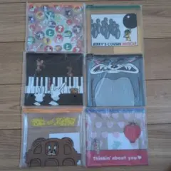 トムとジェリー フラットポーチ 6枚セット