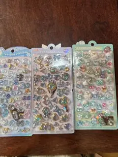 カラフルキャラクターシール3パックセット ボンドロシールセット