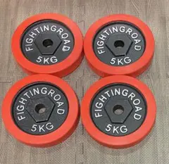 1 FIGHTINGROAD 5KG ダンベルプレート 4枚セット