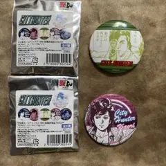 CITY HUNTER　シティーハンター　缶バッジ　冴羽獠　槇村香　2個セット