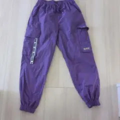 最終値下げ!！REPIPI パープル カーゴパンツ　ダンスズボン