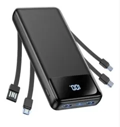 モバイルバッテリー 大容量 60000mAh 6台同時充電 急速充電