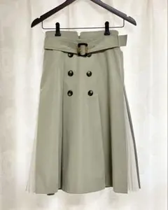 PROPORTION BODY DRESSING トレンチサイドプリーツスカート