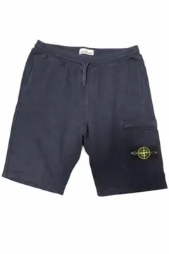 stone island ハーフパンツ　ブラック