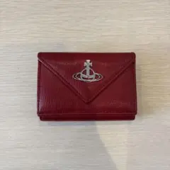 Vivienne Westwood 新品 赤 レター型 ミニ財布 銀 型押し - メルカリ
