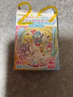 サンリオ　キラキラBIG缶バッジ