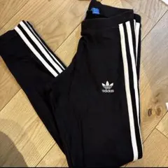adidas アディダス レギンス スリーストライプス ブラック レディース