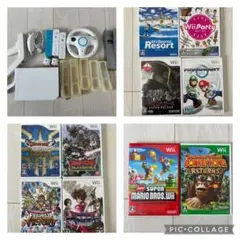 【最終値引き!】ニンテンドー Wii本体とゲームソフト10本