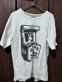 CUNE Tシャツ ホワイト アーケードゲーム