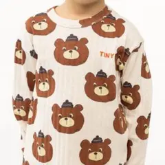 tiny cottons くまロンT 3Y