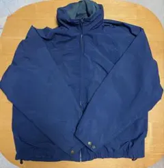 【ドッカーズ】90sナイロンジャケット ドローコード付き 紺色ネイビー