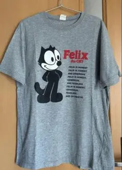 Fellx フィリックス　プリント Tシャツ　グレー