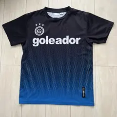goleador プラクティスシャツ ブラック ブルー　Sサイズのサムネイル