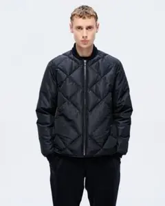 Eddie Bauer ネイビー キルティング ジャケット