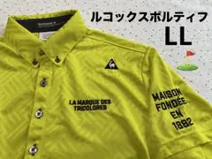 lecoqsportifルコックスポルティフ　ゴルフポロシャツLL usedのサムネイル