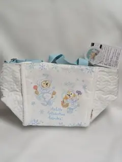 ショルダーバッグ　トート　ホワイトウインタータイムワンダーズ　ダッフィー