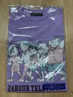 24時間テレビ　チャリTシャツ 紫　S サイズ