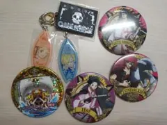 ワンピースタワートンガリ缶バッジ ブルック2種&20周年缶バッジ他ブルックセット ワンピースタワートンガリ缶バッジ ブルック2種&20周年缶バッジ他