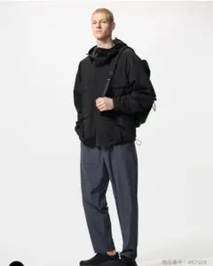 UNIQLOウルトラストレッチパンツ08ダークグレイ M