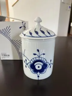 ロイヤルコペンハーゲン ブルーフルーテッド メガ クッキージャー