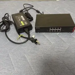 4★8ポート BUFFALO BS-GS2008P PoE給電スイッチングハブ