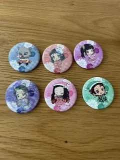 鬼滅の刃　缶バッジ　6個セット