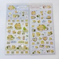 サンエックス ココロアライグマ シール 2点セット