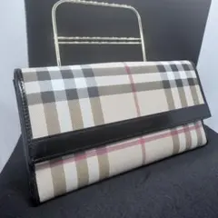 2026年最新】burberry 長財布 ノバチェックの人気アイテム - メルカリ