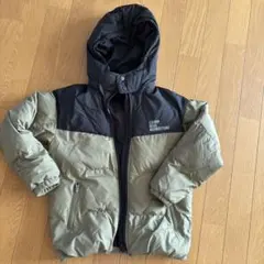 GU フード付きダウンジャケット 130