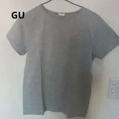 GU グレー クルーネック 半袖Tシャツ 150サイズ