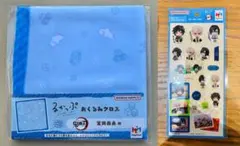 鬼滅の刃 るかっぷ おくるみクロス コラージュシール 冨岡 義勇 実弥 小芭内