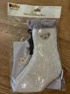 [新品]Duffy and Friends ソックス ディズニーシー 巾着付き