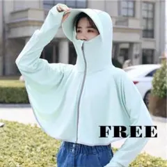 サンシェード フード付き 日焼け止め 帽子 ジップパーカー 日よけ UVカット