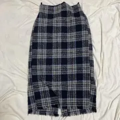 チェックスカート