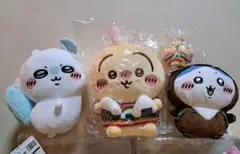 ちいかわ エニマイくじ ぬいぐるみ うさぎ ハチワレ モモンガ 4個セット