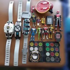 仮面ライダー ベルト メダル ソフビまとめ売り ジャンク品