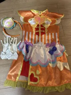 プリキュア　キュアヤムヤム　オレンジ色　コスチューム 110センチ　ハロウィン