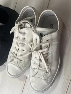 オールスター　撥水　24.5 白