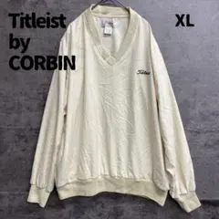 タイタリスト バイ コービン メンズゴルフシャツ L 白ゆるだぼ【7047】