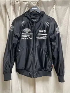 【程度良好】エルフ ソリトメッシュパーカー ブラック Lサイズ EJ-S104 エルフ（elf） EJ-S104 ソリト メッシュパーカー : 二輪用品店