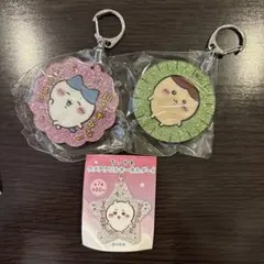 ちいかわラメアクリルキーホルダー4 ハチワレ くりまんじゅう