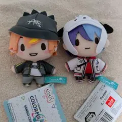 プロセカ サンリオ ふわぷちマスコット ビビバス 青柳冬弥 東雲彰人 2