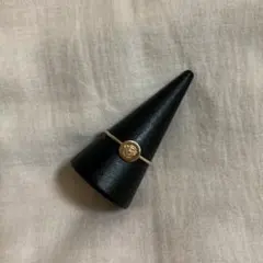 14kgf ハンドメイド コインリング 薔薇 17号