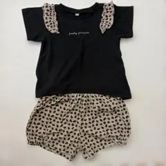 フリル付きTシャツとショートパンツセット 95cm