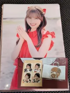 イコラブ　大場花菜　レモンティー　クリアファイル　めじるし　貴族　4カット