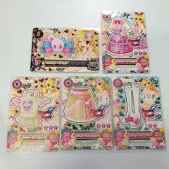 アイカツ カード 星宮いちご エンジェリーベアコーデ リボン ワンピ