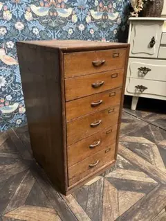 Small drawer, Showa retro style, original item, interior decor, antique, old tools, old house, small storage box.