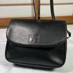 Burberry バーバリー ショルダーバッグ ノバチェック レザー 黒