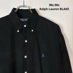 Ralph Lauren BLAKE コーデュロイ ボタンダウンシャツ 黒 M