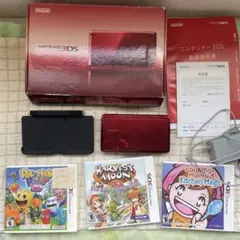 Nintendo 3DS 本体 レッド + ゲーム3本セット